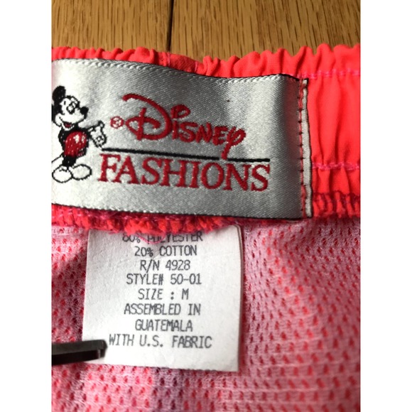 Disney Fashions Women's Medium MGM Studios Theme Park Orange Shorts Vintage - Picture 5 of 9